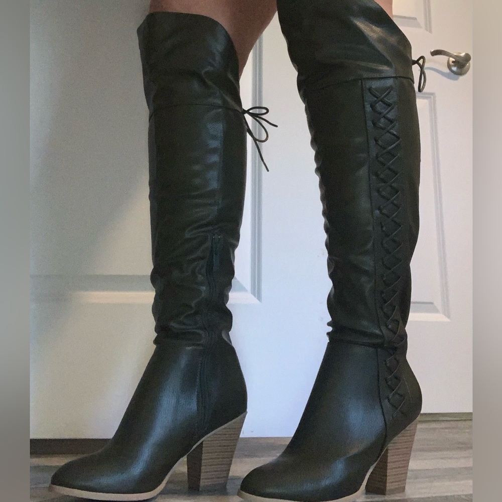 Brand New Olive Green Boots